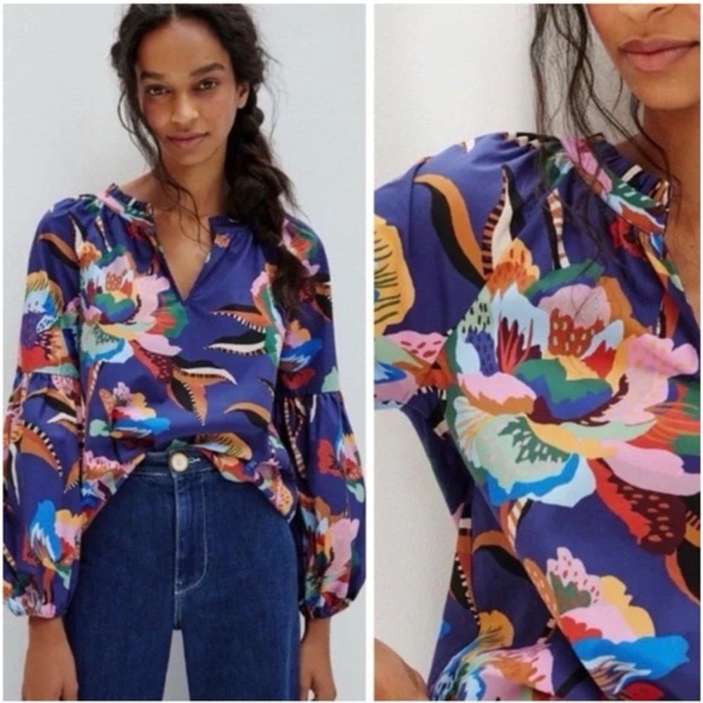 FARM Rio Multicolor Floral Blouse